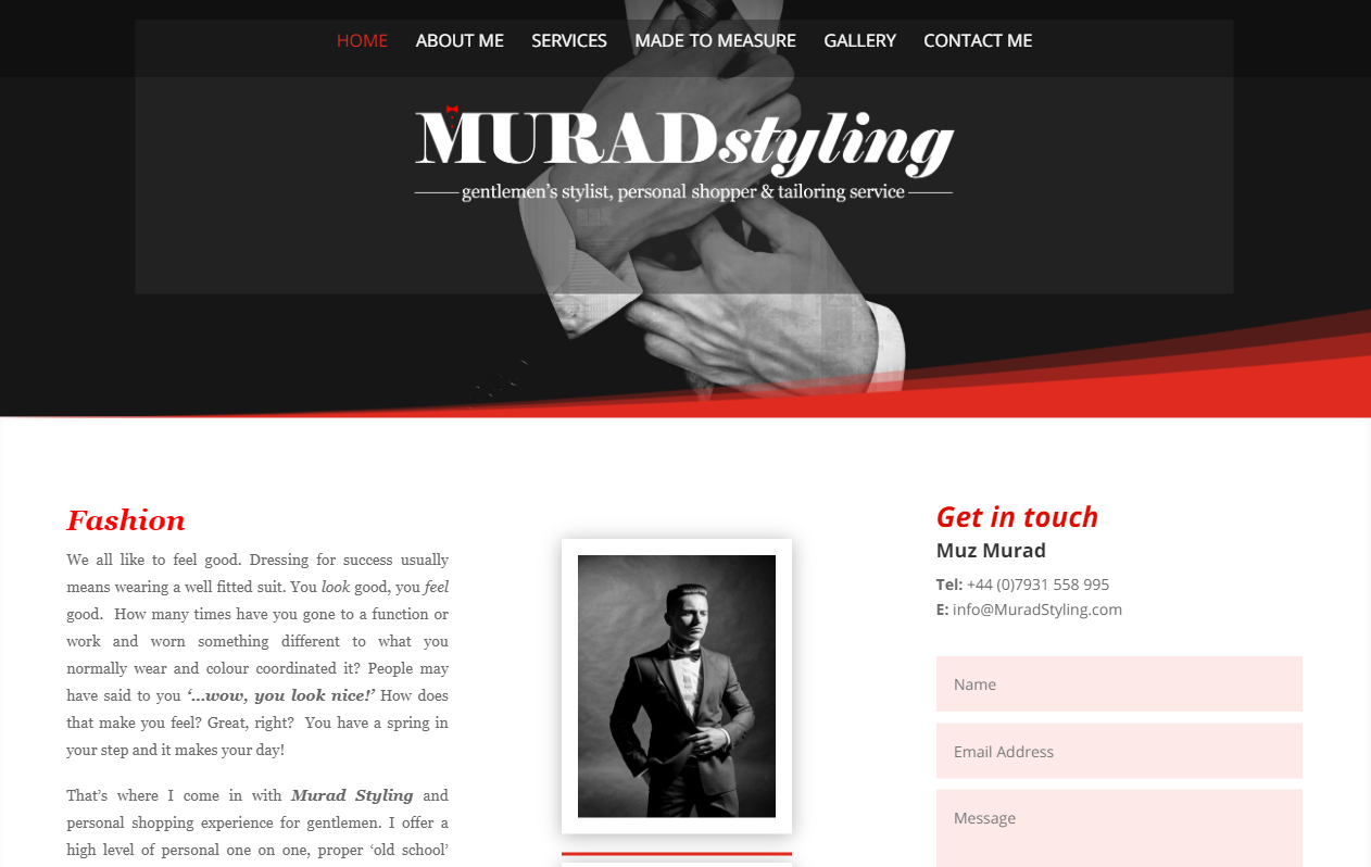 Murad Styling Website