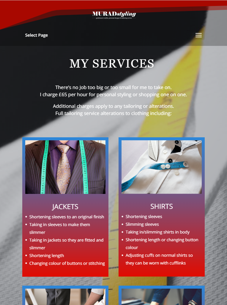 Murad Styling Website